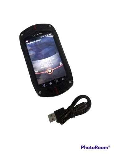 Casio Gzone Commando C771 Black And Silver Verizon Smartphone Mini Usb