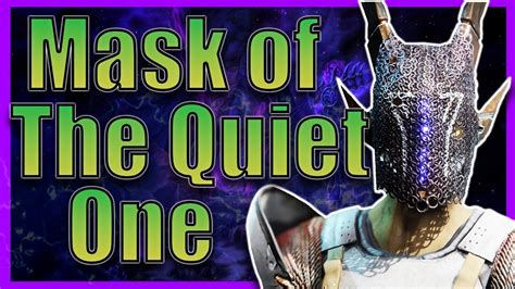 ⚛ Mask Of The Quiet One Ruinous Effigy A Fun One To Play Void