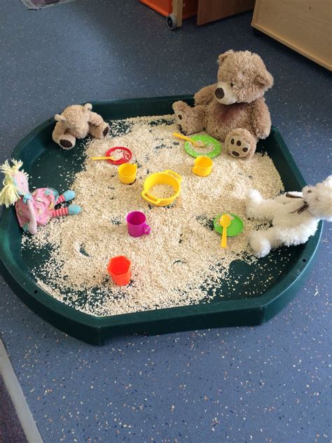 Goldilocks And The Three Bears With Porridge Oats Nursery Activities