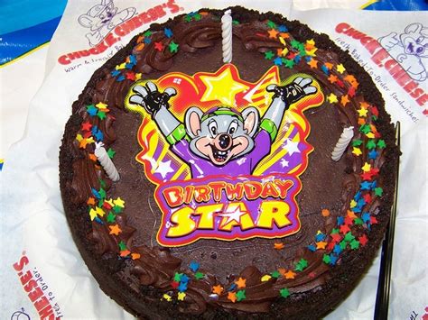 Chuck E Cheese Birthday Star