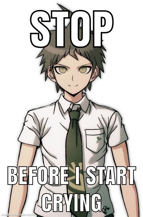 Hajime Stop Before I Start Crying In 2021 Danganronpa Funny