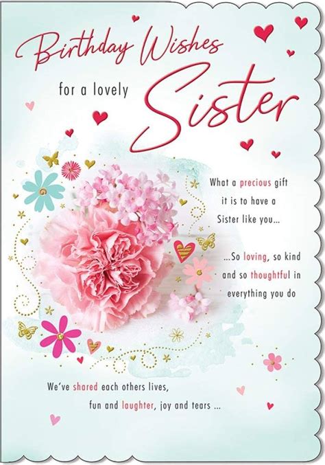 Send A Heartfelt Happy Birthday Card For Your Sister Make Her Day