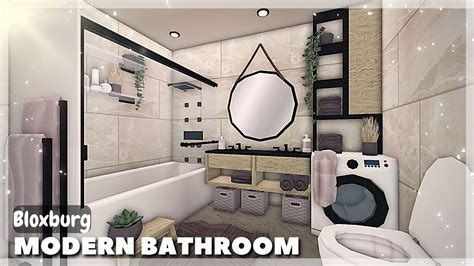 Bloxburg Compact Modern Bathroom Bathroom Update Roblox Room Ideas