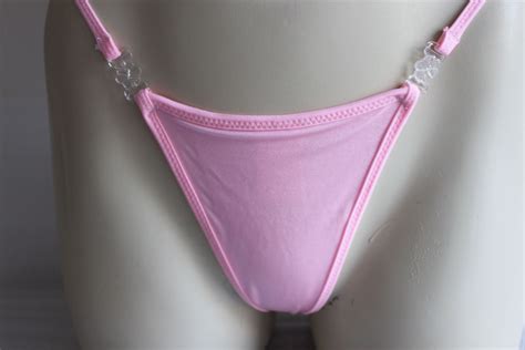 Flirtzy Mini Micro Stretchy Y Back G String Thong With Breakaway Clasps Ebay