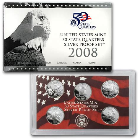 2008 State Quarters Silver Proof Set