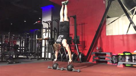 Handstand Pushup Failed Attempt On Kettlebell Youtube