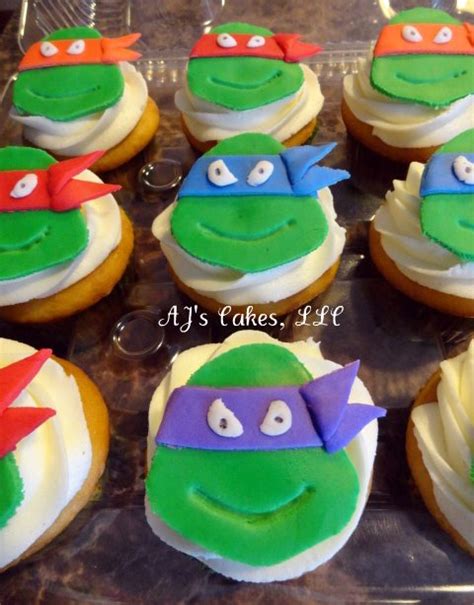Ajs Cakes Teenage Mutant Ninja Turtle Cupcakes