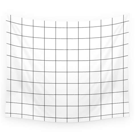 Black And White Grid Watercolor Wall Tapestry Wedding Party T