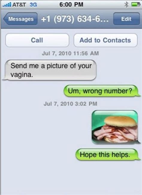 Send Me A Pic Funny Wrong Number Texts Wrong Number Texts Wrong