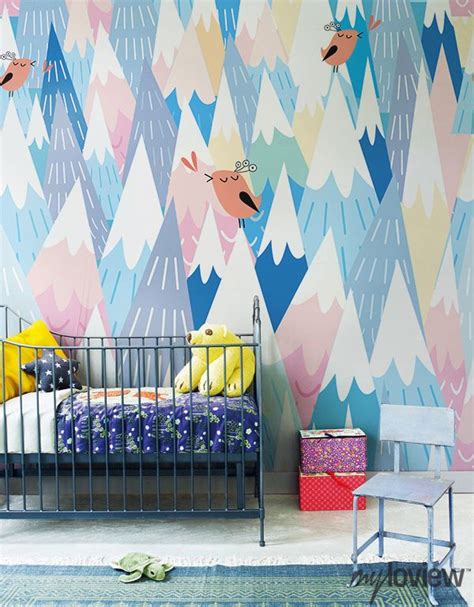 By Myloview Mountains Wall Mural Is The Best Decor Idea For Kids