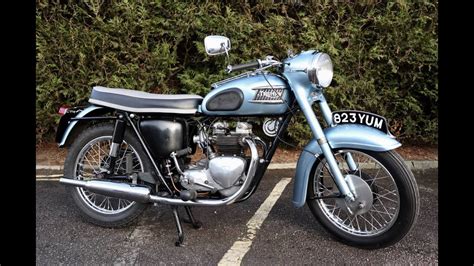 1962 triumph 3ta t21 350cc classic british motorcycle for sale youtube