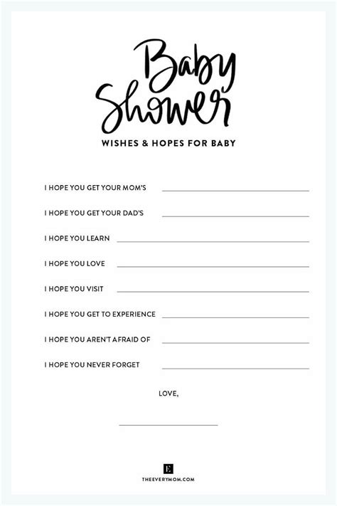 Baby Shower Games Free And Fun Printables The Everymom