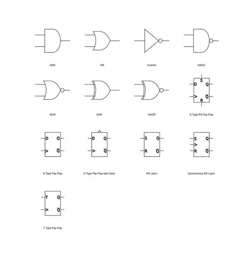Wiring diagrams use simplified symbols to represent switches, lights, outlets, etc. Electrical Circuit Symbols And Meanings - Circuit Diagram ...