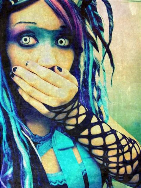 Cyber Goth ~ Love Her Makeup And Eyes Industrial Goth Goth Princess