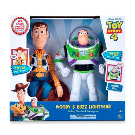 muñeco buzz lightyear y woody amigos interactivos toy story jugueterias carrousel