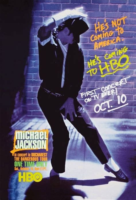 Michael Jackson Live In Bucharest The Dangerous Tour Posters