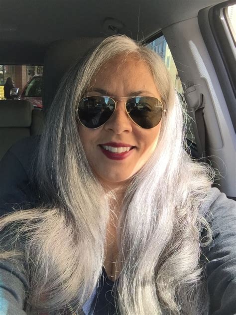 Pin By Eneida Martino On Gray Hair Hair Lady Fashion