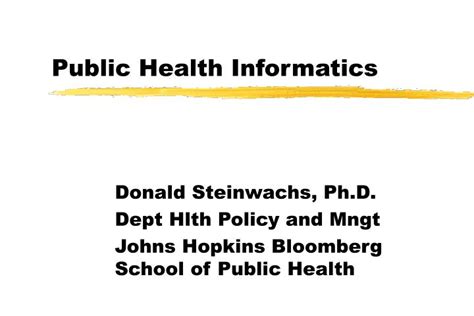 Ppt Public Health Informatics Powerpoint Presentation Free Download Id 4348016