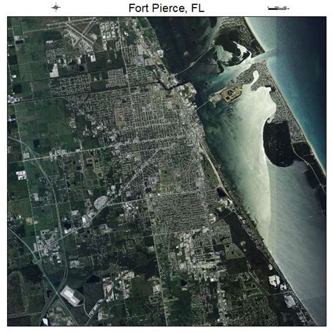 Aerial Photography Map Of Fort Pierce Fl Florida