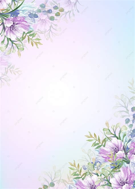 Floral Border Watercolor Word Background Wallpaper Image For Free