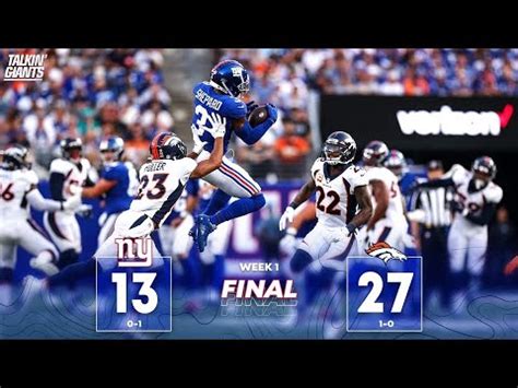 347 Broncos 27 Giants 13 YouTube
