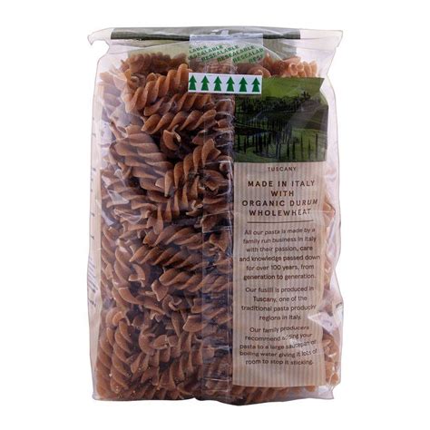 Purchase Tesco Organic Whole Wheat Fusilli Pasta 500g Online At Special
