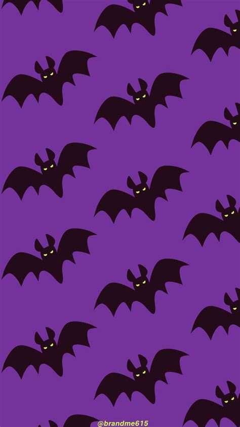 Purple Bat Halloween Wallpapers Wallpaper Cave