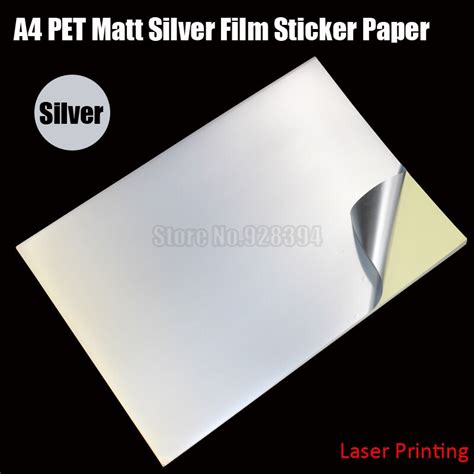 A4 White Vinyl Laser Printable Glossy Self Adhesive Amazoncom