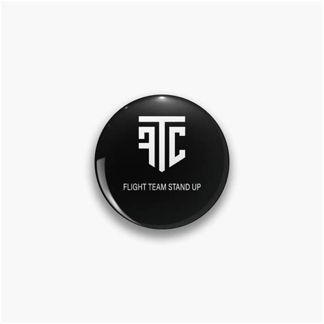 Flightreacts Merch Flight Team Stand Up Ftc Logo Pin For Sale By