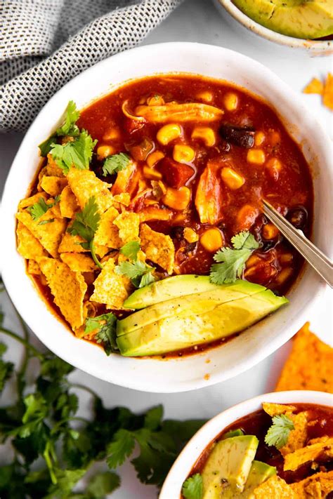 Crockpot Chicken Taco Soup How To Make This Easy Slow Cooker Dinner