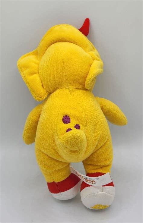 Mattel Barney And Friends Bj Dinosaur Plush 2017 Yellow Stuffed Toy
