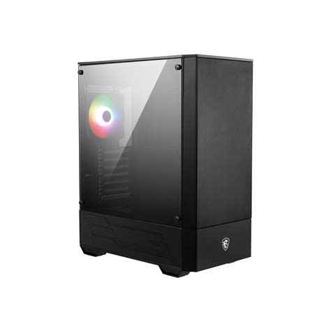 Buy Msi Mag Forge 111r Mid Tower Gaming Computer Case Black 1x 120mm