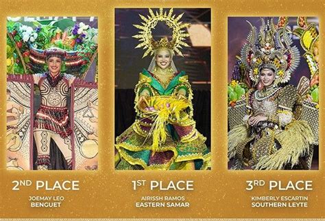 National Costume Winner Eastern Samar Has Most Miss Universe Philippines Wins So Far
