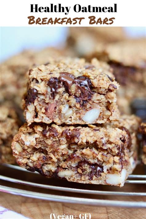 An Easy Healthy Oatmeal Breakfast Bars Recipe Made With Dates Peanut