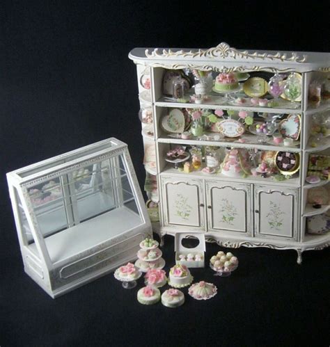 Bespaq Dollhouse Cabinets With Sweets And Cakes By Betsy Niederer