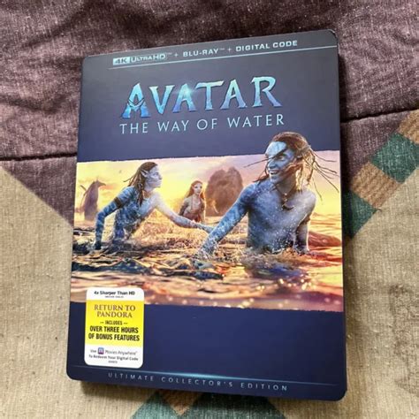 Avatar The Way Of Water Steelbook 4k Ultra Hd Blu Ray No Digitale Eur
