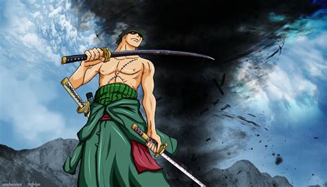 Ronronoa Zoro One Piece Los 10 Personajes Masculinos De Anime