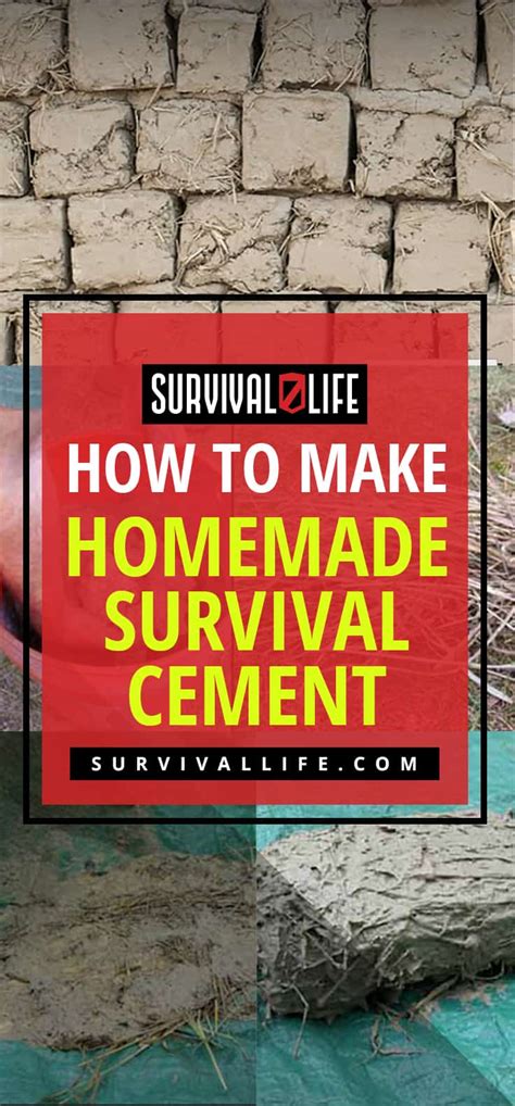 How To Make Homemade Survival Cement | Survival Life