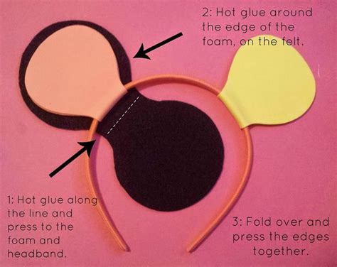 Instructions For Foam Mouse Ears Need This For Angelina Ballerina