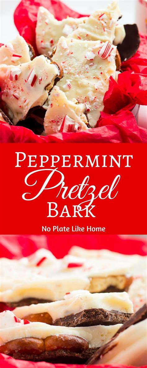 Peppermint Pretzel Bark Is An Easy Peppermint Bark Recipe Made With