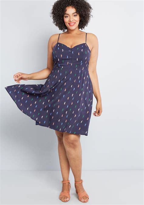 Living Lightheartedly Sundress With This Navy Blue Sundress Styled On