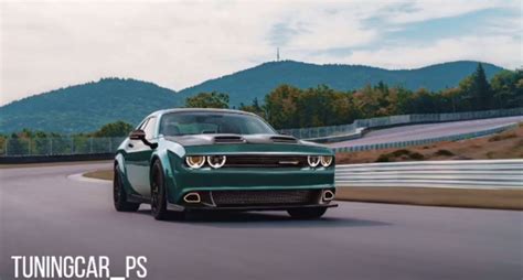 2023 Dodge Challenger Imagined In Lean Render Takes A Hint From