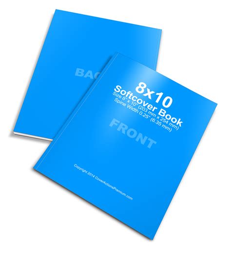 Download 8x10 Book Mock Up Cover Action Set | Cover Actions Premium | Mockup PSD Template