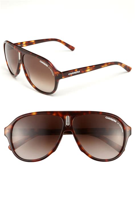 Carrera Eyewear Aviator Sunglasses In Brown For Men Tan Lyst
