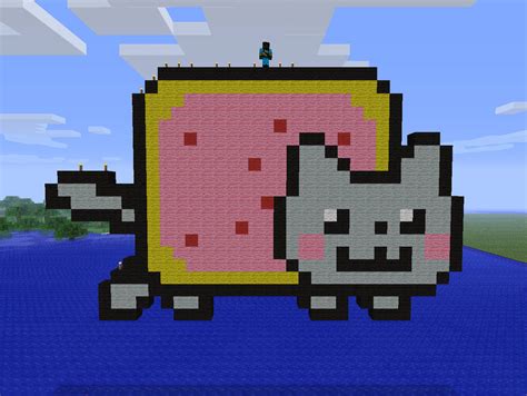 Nyan Cat Minecraft Pixel Art By Mrlowie321 On Deviantart