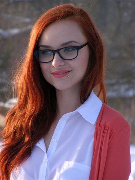 Hottest Redheads Wearing Glasses Girls With Glasses Red Hair Eyewear Tumblr Cute How To