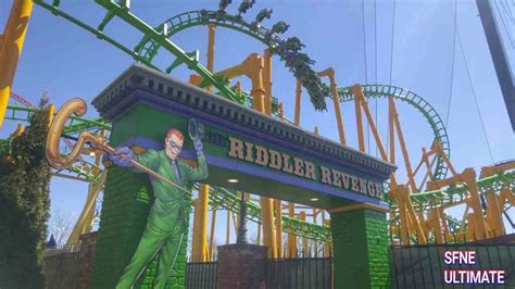 Riddler Revenge Six Flags New England Riddler New England Roller