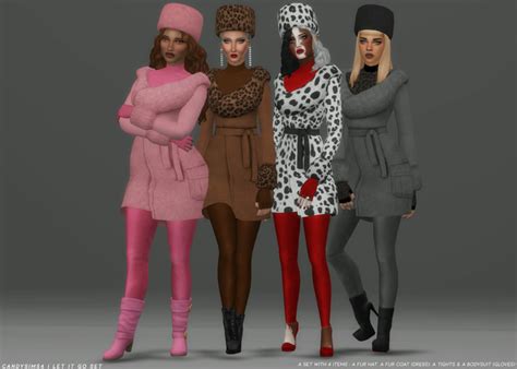 Sims 4 Cc Madam Coat Fur Mediafire Sims 4 Clothing Si