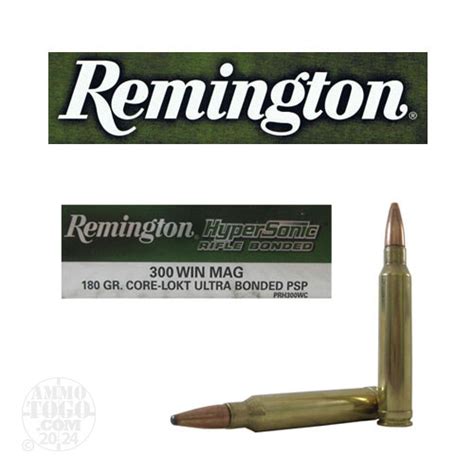 300 Winchester Magnum Core Lokt Pointed Soft Point Ammo For Sale By Remington 20 Rounds