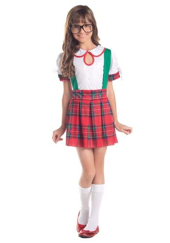 Discount Halloween Nerd Costumes Geek Clothes Nerd Girl Kits For Sale